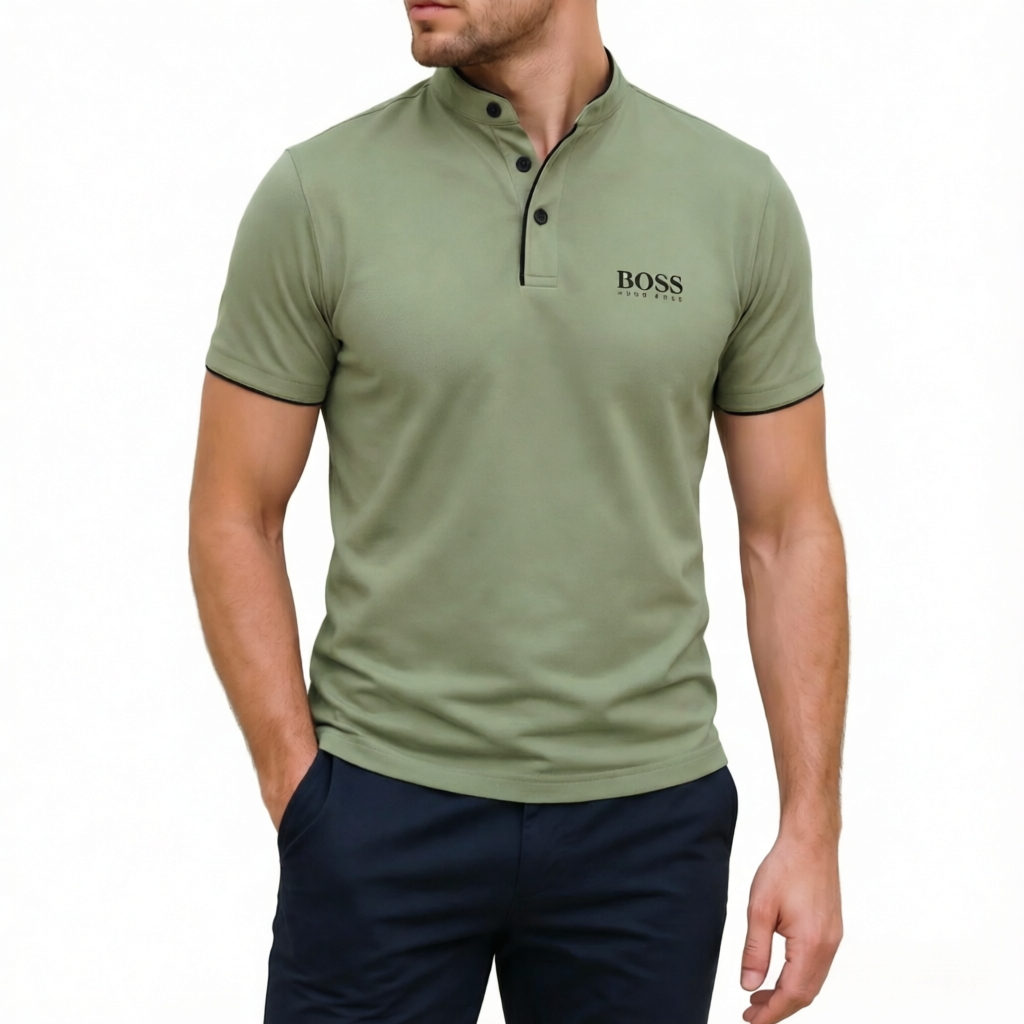 Everyday Premium Mandarin Collar Polo