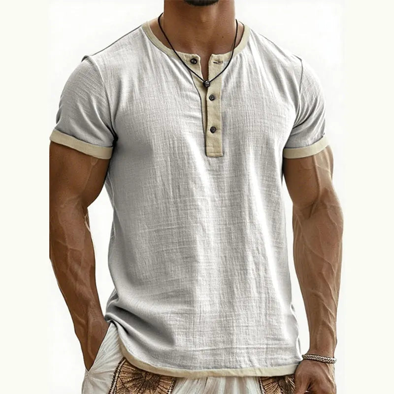 Everyday Breathable Henley Tee